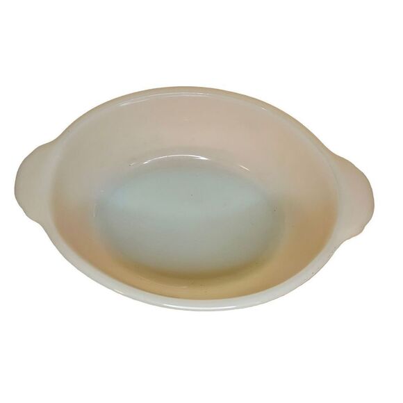 Vintage Pyrex FIRE KING Peach Lusterware 1-1/2 Qt. Casserole Dish #467 READ - Picture 4 of 16